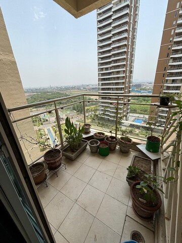 Balcony in 3 BHK Apartment at Gaur Sportswood, Sector 79 – for Rent