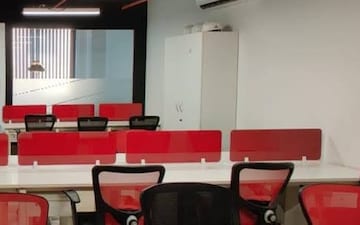 Team Area in Office Space at Pinnacle Business Park, Andheri East – for Rent