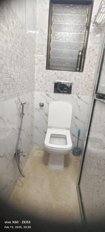 Bathroom in 1 BHK Apartment at Rajhem JVLR 60, Andheri East – for Rent