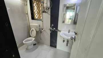 Bathroom in 2.5 BHK Apartment at Kopar Khairane – for Rent