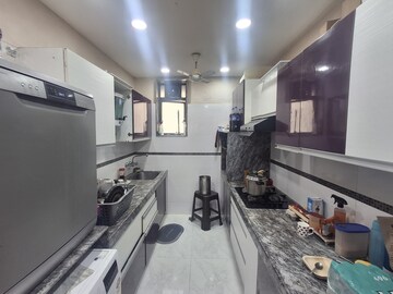 Kitchen in 3 BHK Apartment at Anandashram CHS Girgaon, Girgaon – for Rent