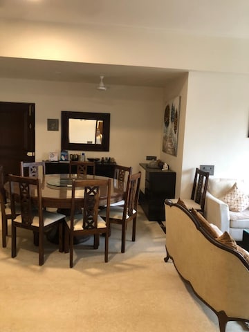 Living Room in 3 BHK Apartment at Cumballa Crest, Cumbala Hill – for Rent