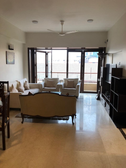 3 BHK + Servant Room Apartment For Rent in Cumballa Crest