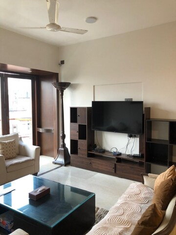 Living Room in 3 BHK Apartment at Cumballa Crest, Cumbala Hill – for Rent