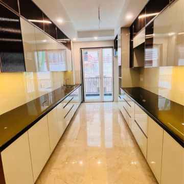 Kitchen in 4 BHK Builder Floor at Ansal API Esencia, Sector 67 – for Sale