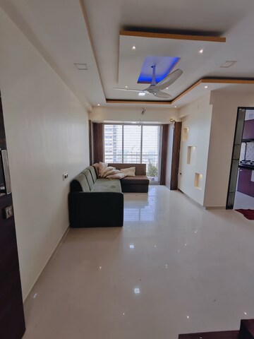 Living Room in 1 BHK Apartment at Kopar Khairane – for Rent