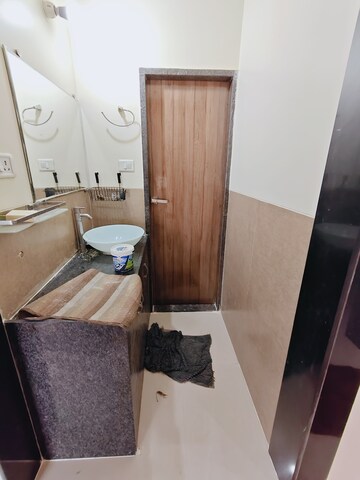 Bathroom in 1 BHK Apartment at Kopar Khairane – for Rent