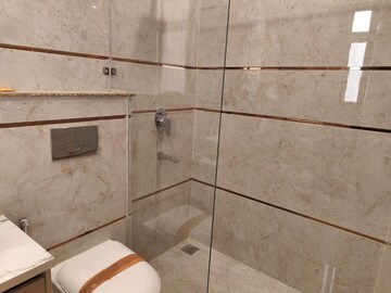 Bathroom in 3 BHK Builder Floor at Anant Raj Ashok Estate, Sector 63a – for Rent