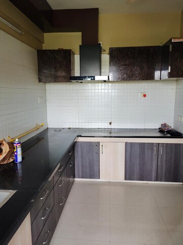 Kitchen in 3 BHK Apartment at Prahlad Nagar – for Rent