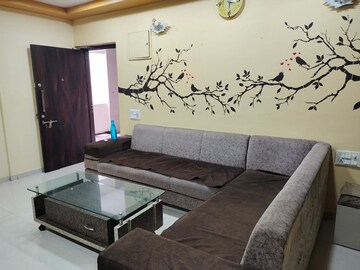 Living Room in 3 BHK Apartment at Prahlad Nagar – for Rent