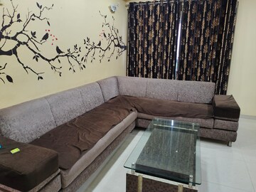 Living Room in 3 BHK Apartment at Prahlad Nagar – for Rent