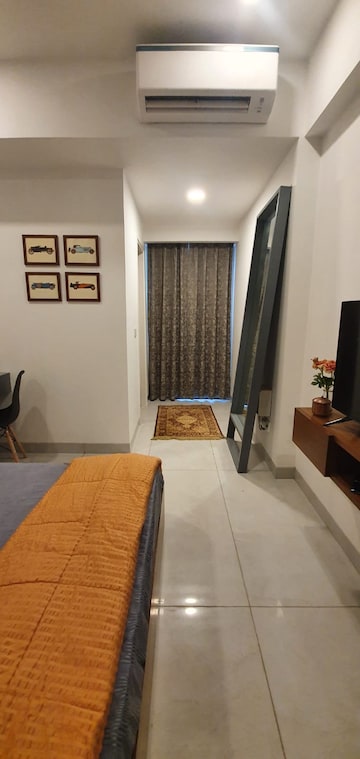 Bedroom in 1 BHK Apartment at Krisumi Waterfall Residences, Sector 36a – for Rent