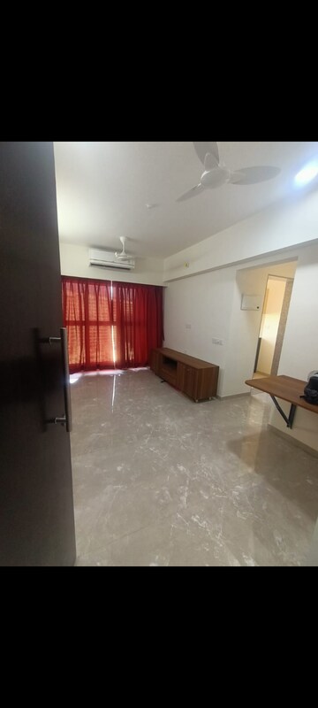 Living Room in 1 BHK Apartment at LnT Veridian, Powai – for Rent