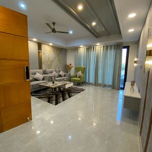 Living Room in 4 BHK Builder Floor at Ansal API Esencia, Sector 67 – for Sale