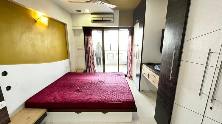 Bedroom, sector 12 kopar khairane 2.5 Bedroom 1500 Sq.Ft. Apartment In Sector 12 Kopar Khairane Navi Mumbai 8609548