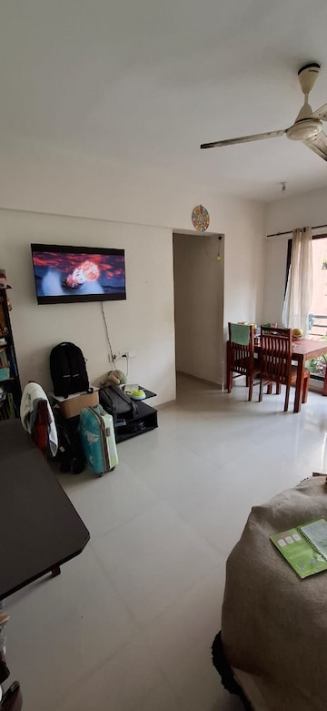 Living Room in 1 BHK Apartment at Raunak Bliss, Ghodbunder Road – for Rent
