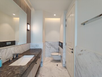 Building Lobby in 1 BHK Apartment at Bhartiya Leela Residences, Thanisandra Main Road – for Rent