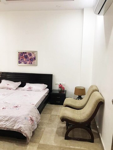 Living Room in 3 BHK Builder Floor at Ansal Sushant Lok I, Sector 43 – for Rent