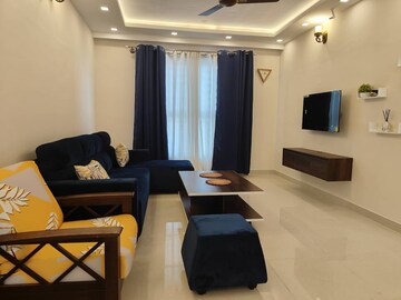 Living Room in 3 BHK Apartment at Pashmina Waterfront, Old Madras Road – for Rent