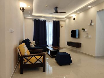 Living Room in 3 BHK Apartment at Pashmina Waterfront, Old Madras Road – for Rent