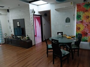 Living Room in 2 BHK Apartment at VFVA Towers, Majiwada – for Sale