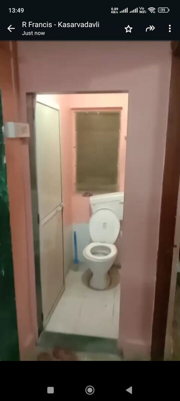 Bathroom in 1 RK Apartment at Lokpuram CHS, Vasant Vihar – for Rent