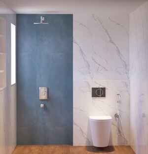 Bathroom in 2 BHK Apartment at Jairaj SLK Heights, Wanwadi – for Sale