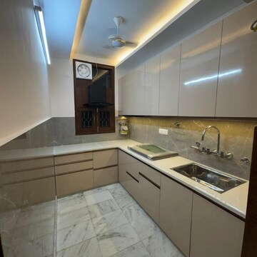 Kitchen in 3 BHK Builder Floor at Khirki Extension – for Sale