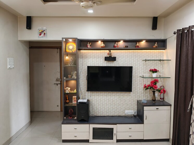 Living Room, comfort-zone 3 Bedroom 1500 Sq.Ft. Apartment In Balewadi Pune 8610022