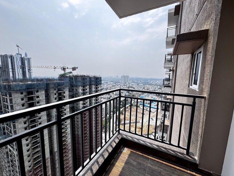 Balcony, rajapushpa-provincia 3 Bedroom 2335 Sq.Ft. Apartment In Narsingi Hyderabad 8610063