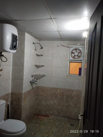 Bathroom in 3 BHK Apartment at JKG Palm Court, Sector 16c Greater Noida – for Rent