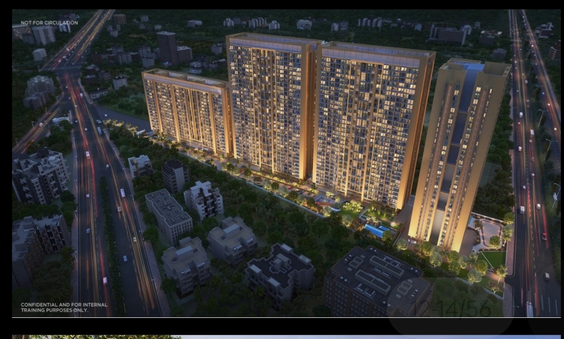 2 BHK + Study Room 890 Sq.Ft. Apartment in Mantra 99 Riverfront