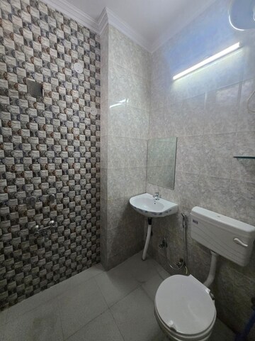 Bathroom in 2 BHK Builder Floor at Khirki Extension – for Rent