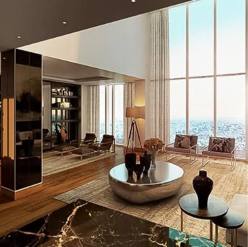 Kitchen in 4 BHK Apartment at M3M Trump Tower, Sector 65 – for Sale