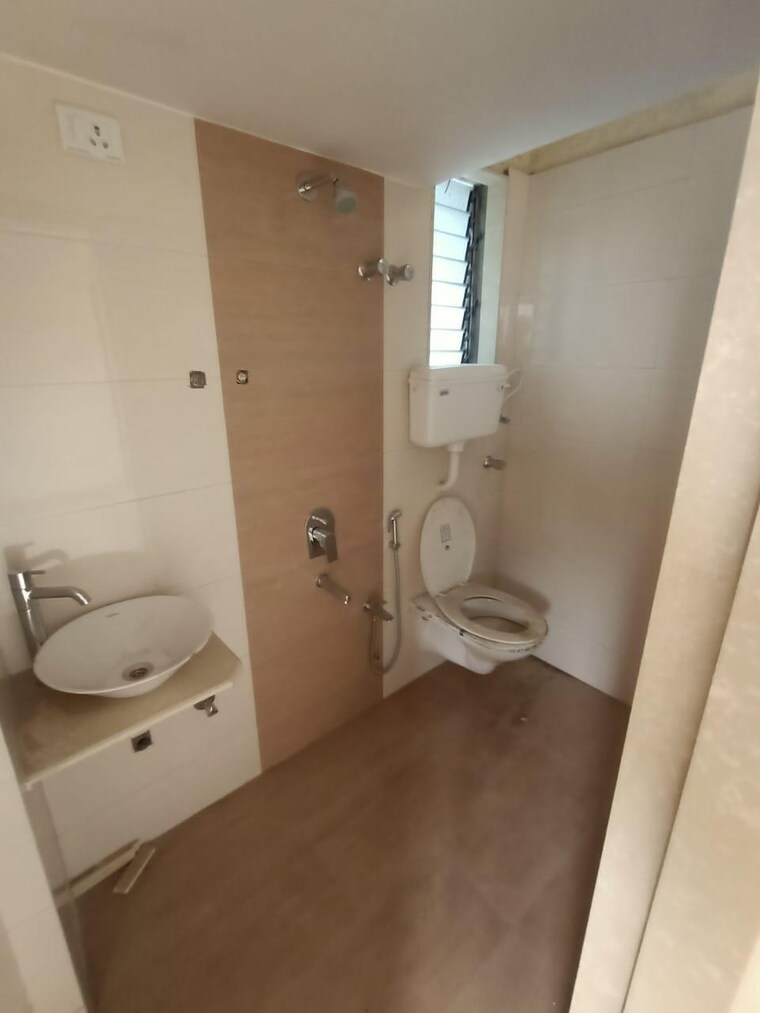 Bathroom, strawberry-onyx 1 Bedroom 384 Sq.Ft. Apartment In Mira Road Thane 8611186