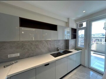 Kitchen in 3 BHK Apartment at Exotic Grandeur, Baltana – for Sale