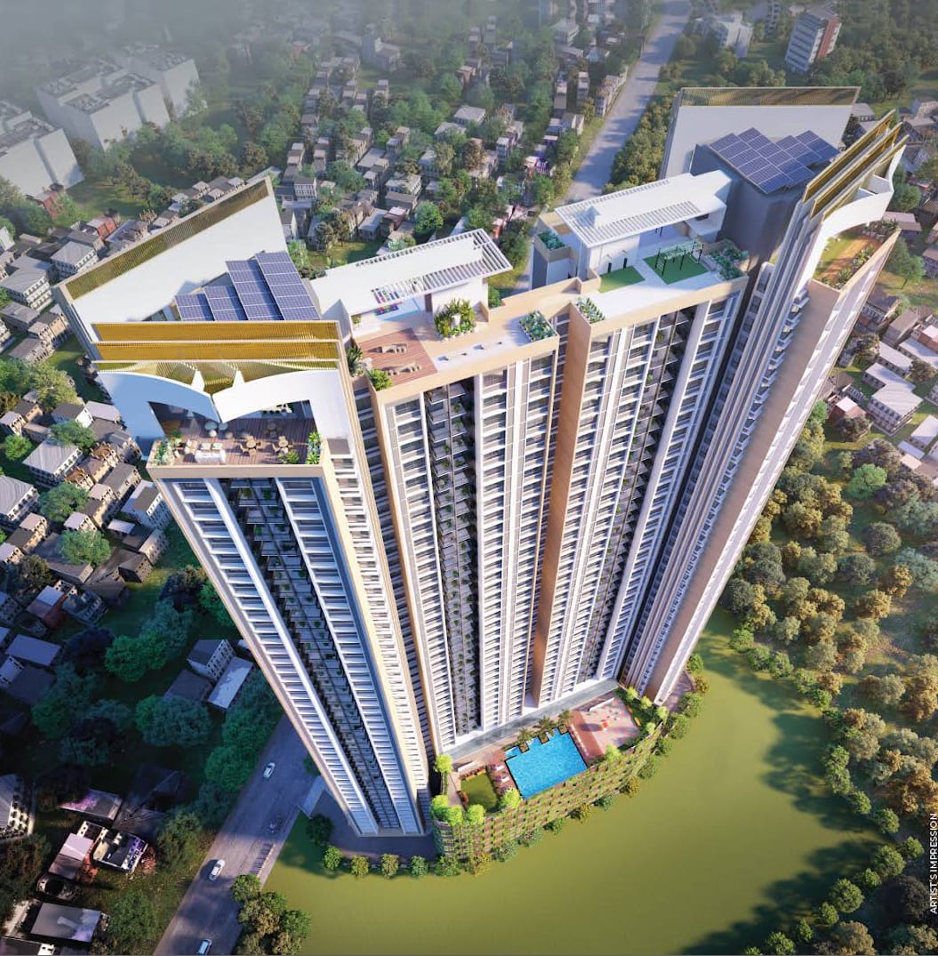 3 BHK + Extra Room 1019 Sq.Ft. Apartment in Chandak Treesourus