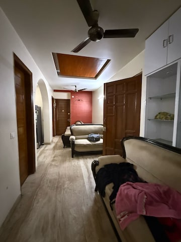 Living Room in 3 BHK Builder Floor at Vasant Enclave – for Rent