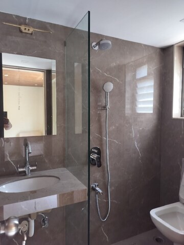 Bathroom in 2 BHK Apartment at Bandra West – for Rent
