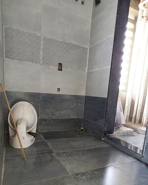 Bathroom in 4 BHK Apartment at Parsik Nagar – for Sale