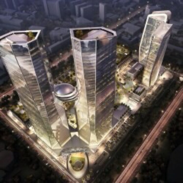 Exterior View, bhutani-cyberthum Commercial Office Space 755 Sq.Ft. In Sector 140a Noida 8613429