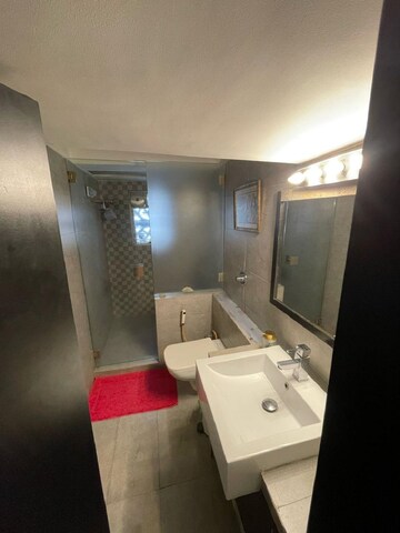 Bathroom in 3 BHK Apartment at Khar West – for Rent