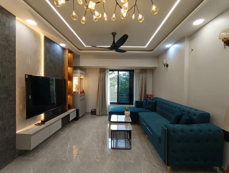 Living Room, saket-towers-chs-ltd 2 Bedroom 1267 Sq.Ft. Apartment In Majiwada Thane 8613510
