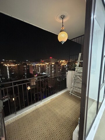 Balcony in 3 BHK Apartment at LandCraft River Heights, Raj Nagar Extension – for Rent