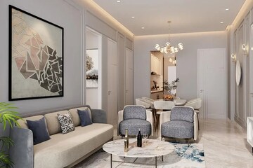 Living Room in 3.5 BHK Builder Floor at Signature Global Daxin Vistas, Bhondsi – for Sale
