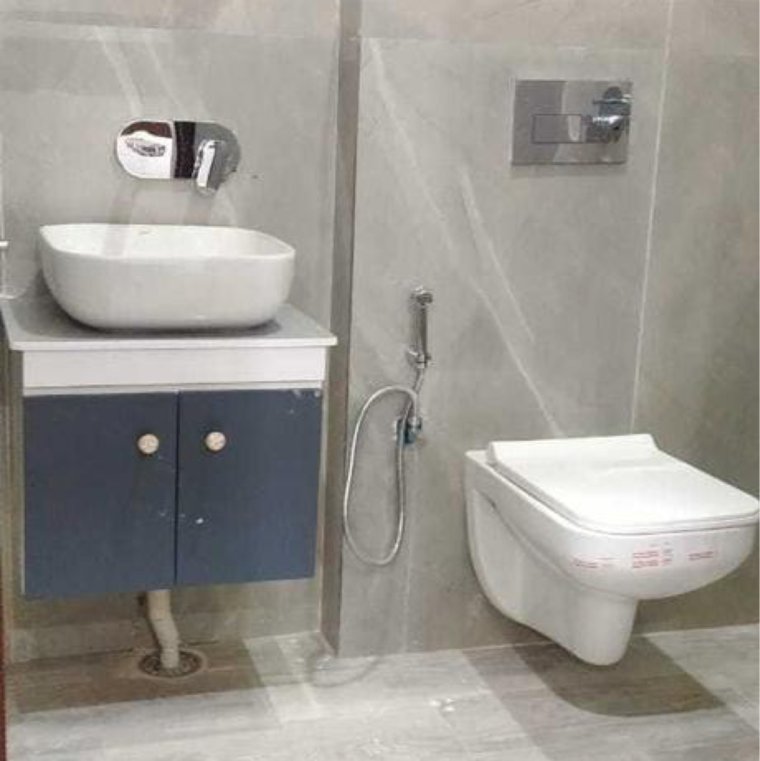 Bathroom, devbhoomi-elite-homez 3 Bedroom 1300 Sq.Ft. Apartment In High Ground Zirakpur 8613622