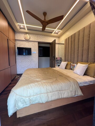 Bedroom in 4 BHK Apartment at Parsik Nagar – for Sale