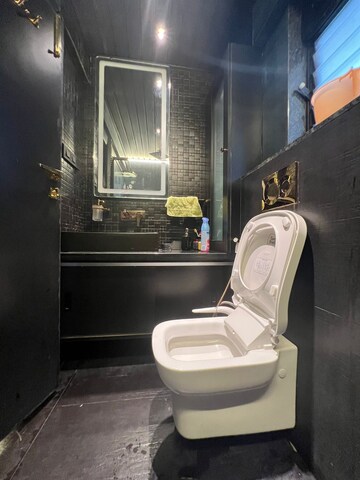 Bathroom in 4 BHK Apartment at Parsik Nagar – for Sale