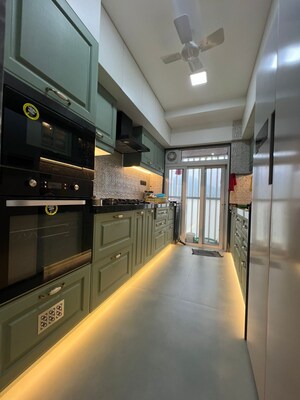 Kitchen in 4 BHK Apartment at Parsik Nagar – for Sale