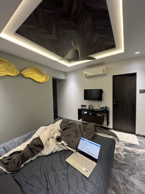 Master Bedroom in 4 BHK Apartment at Parsik Nagar – for Sale